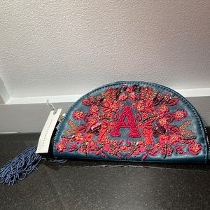 Anthropologie “A” wristlet